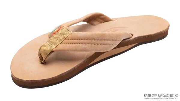 Luxury Leather – Single Layer Arch  Support with a 1″ Strap