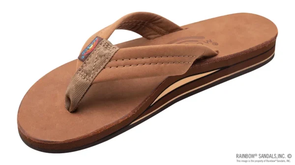 Double Layer  Arch Support Premier Leather with a 1″ Strap