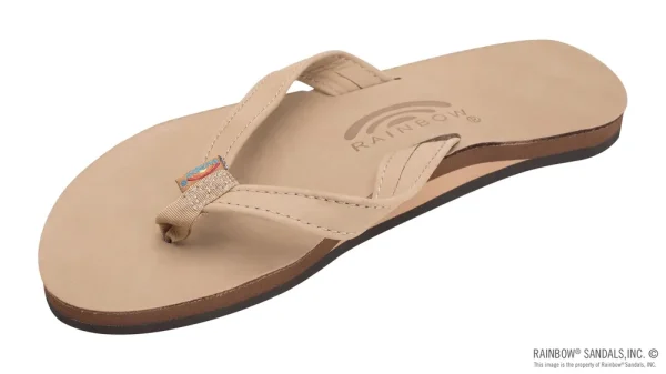 The Catalina – Single Layer Arch Support Premier Leather Tapered Strap