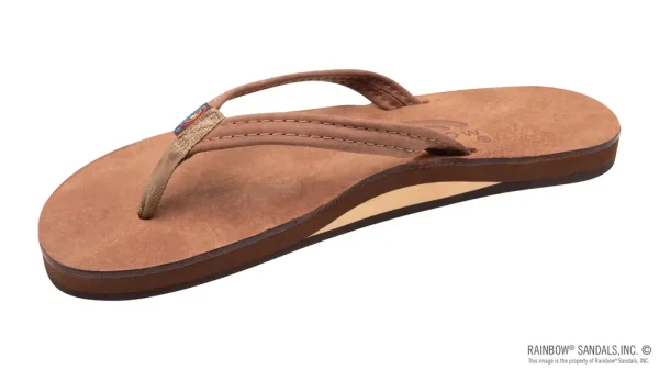 Luxury Leather  – Single Layer Arch Support with a 1/2″  Narrow Strap