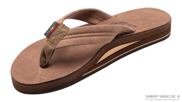 Luxury Leather – Double Layer Arch  Support with a 1″ Strap