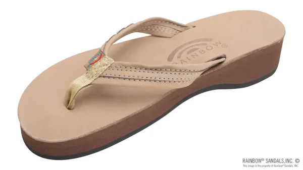 Madison Four Layer Wedge with a 3/4″ Medium Braided Strap