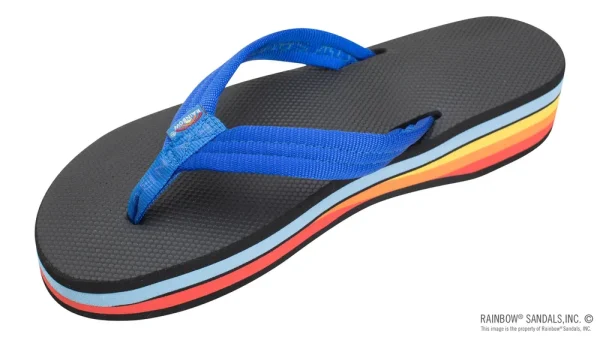 Four Layer Wedge Soft Rubber Top with EVA Filled 3/4″ Nylon Strap