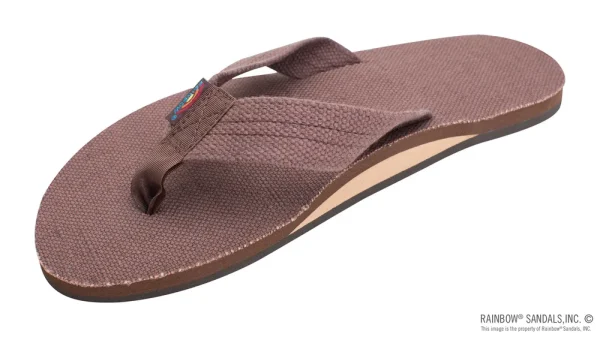 Single Layer Hemp Top and Strap with Arch Support